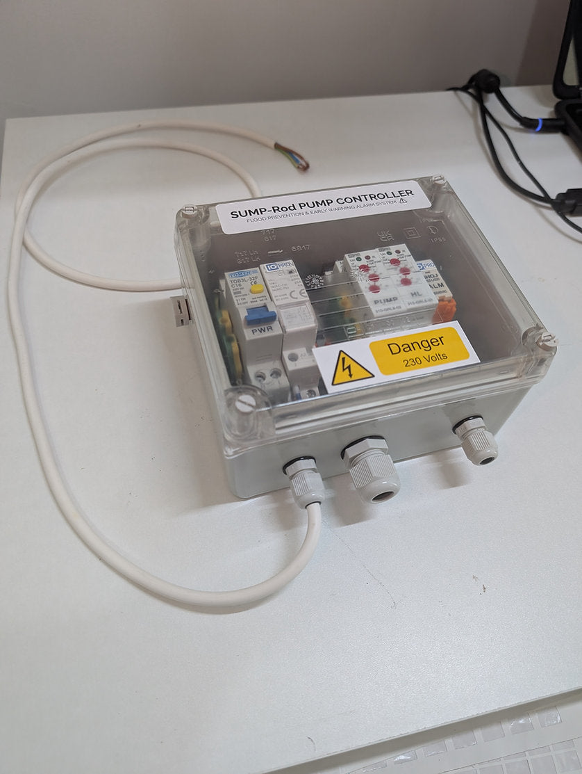 SUMP-Rod PC-240 MF Sump Pump Controller + Mains Voltage Fail Alarm