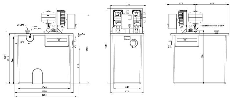 Lowara Resvari Plus D 500 3-4.5 Variable Speed Booster Set 240v