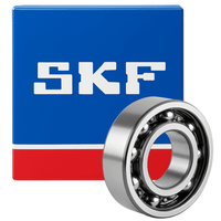 6204-2Z SKF Shielded Deep Groove Ball Bearing 20mm inside x 47mm outside x 14mm wide