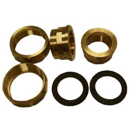 Grundfos 2" By 1 1/4" BSPF Brass Union Set for UPS(N) 32, UP32B, TP32 (/2RB) Circulators