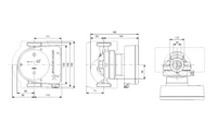 Grundfos MAGNA1 25-100 (180) 'A' Rated/EuP Ready Variable Speed Circulator 240V (99221214)