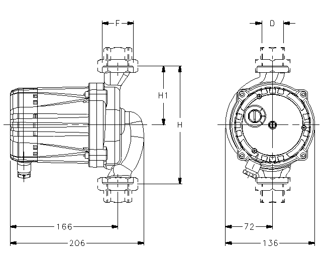 Lowara TLCHN 25-12L SHW Stainless Steel Circulator 240v